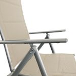 garden chair lara beige foldable liderwood 3