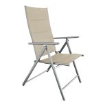 garden chair lara beige foldable liderwood