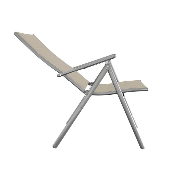 garden chair lara beige foldable liderwood 2