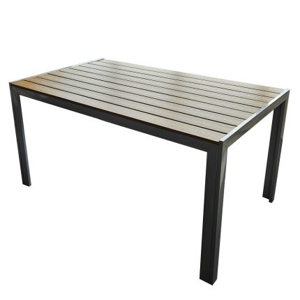 garden table lara beige ecru liderwood