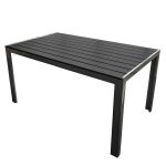 garden table lara black anthracite liderwood