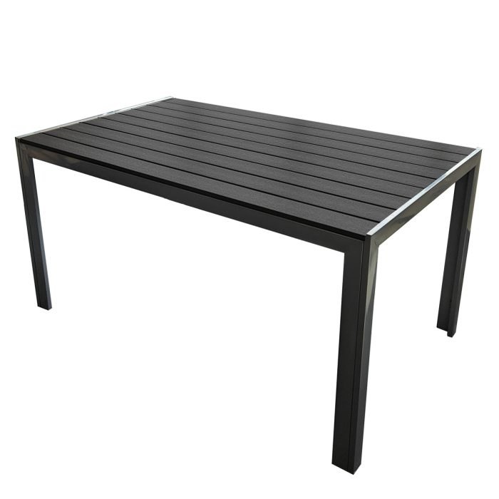 garden table lara black anthracite liderwood