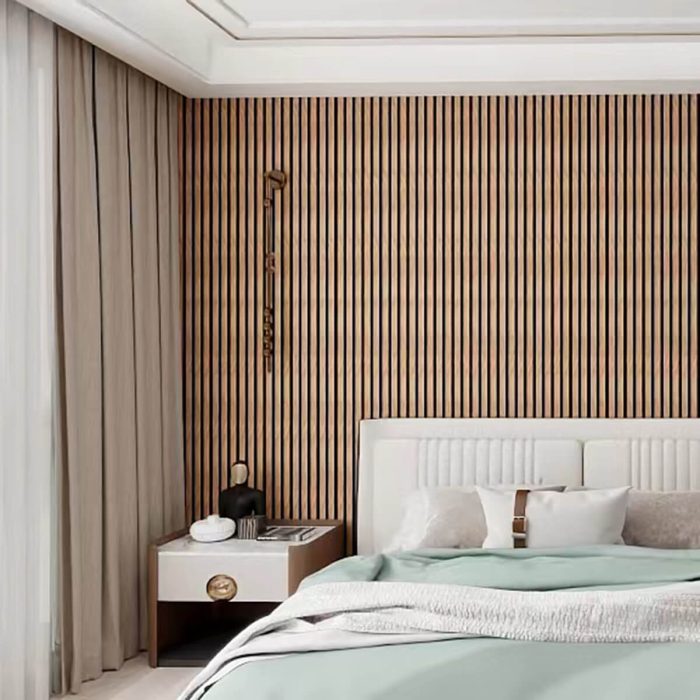 Acoustic Wall Slats on Felt Light Oak 2,1x30,5,cm – 2,7 m - Image 5