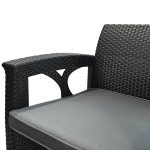 Garden Furniture Set with 4-Seater Technorattan Sofia Anthracite - Image 2