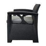 Garden Furniture Set with 4-Seater Technorattan Sofia Anthracite - Image 5