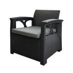 Garden Furniture Set with 4-Seater Technorattan Sofia Anthracite - Image 4