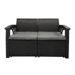 Garden Furniture Set with 4-Seater Technorattan Sofia Anthracite - Image 6