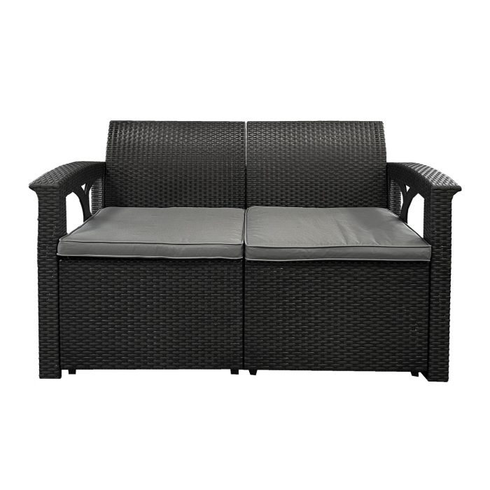Garden Furniture Set with 4-Seater Technorattan Sofia Anthracite - Image 6