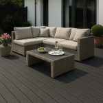3D Classic Composite Decking Board Anthracite - 2,2 m - Image 2