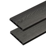 3D Classic Composite Decking Board Anthracite - 2,2 m