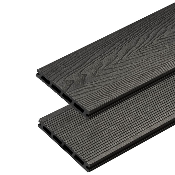 3D Classic Composite Decking Board Anthracite - 2,2 m - Image 1
