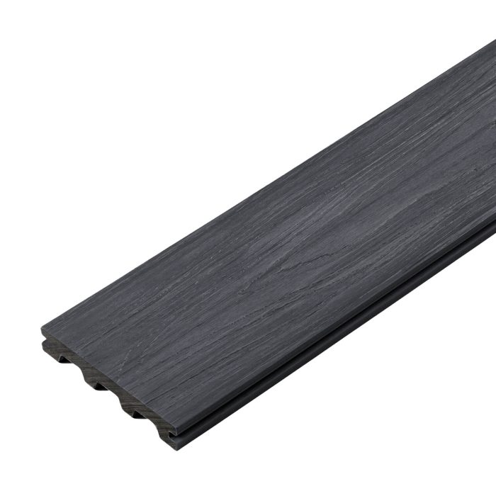 Solid Premium Composite Decking Board Anthracite – 4 m - Image 1