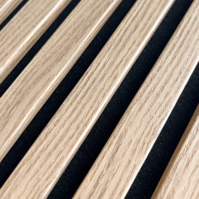 Acoustic Wall Slats on Felt Light Oak 2,1x30,5,cm – 2,7 m - Image 3
