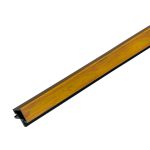 WPC Corner Trim for Slatted Cladding Trapezoid Amber Oak 36.5 mm – 2.9 m